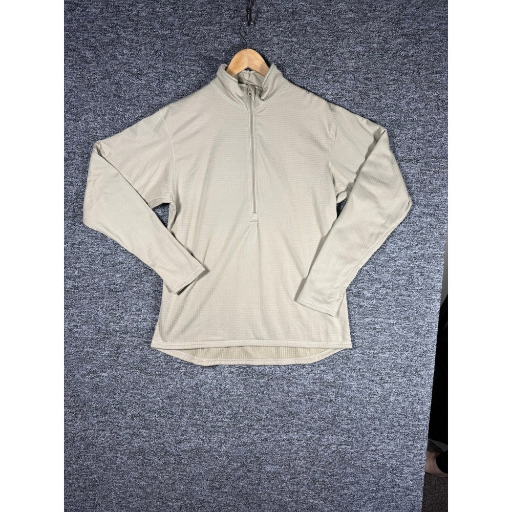 Condor Base II Zip Pullover Mens XL Tan Grid Fleece Tactical Midlayer Thumbholes